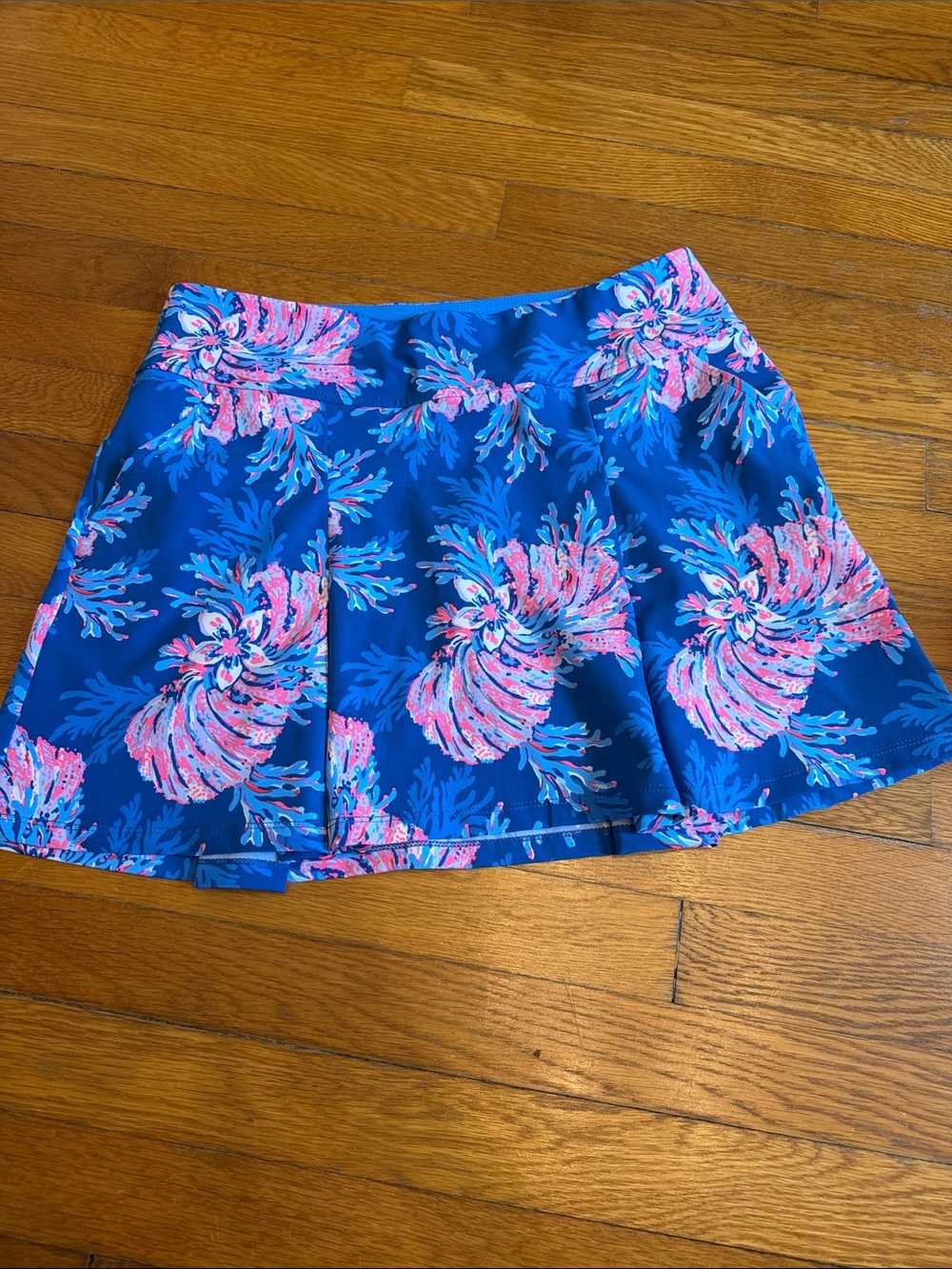 Lilly Pulitzer Skirt with Pink Floral Swirls